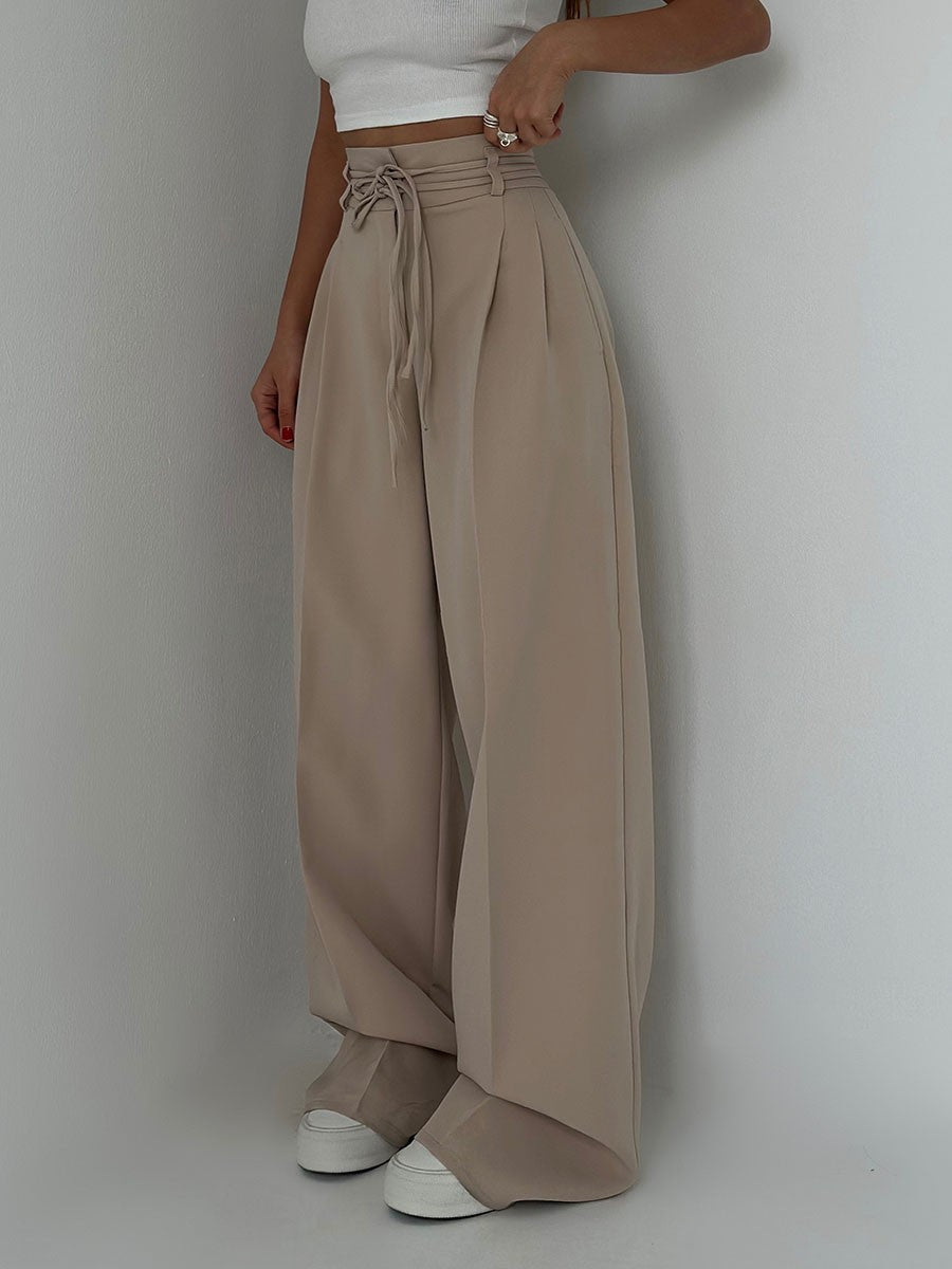 Josephine - High-Waisted Trousers with Wide Legs