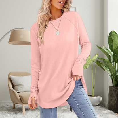 STELLAN™ - Casual Long Sleeve Thumb Hole Top
