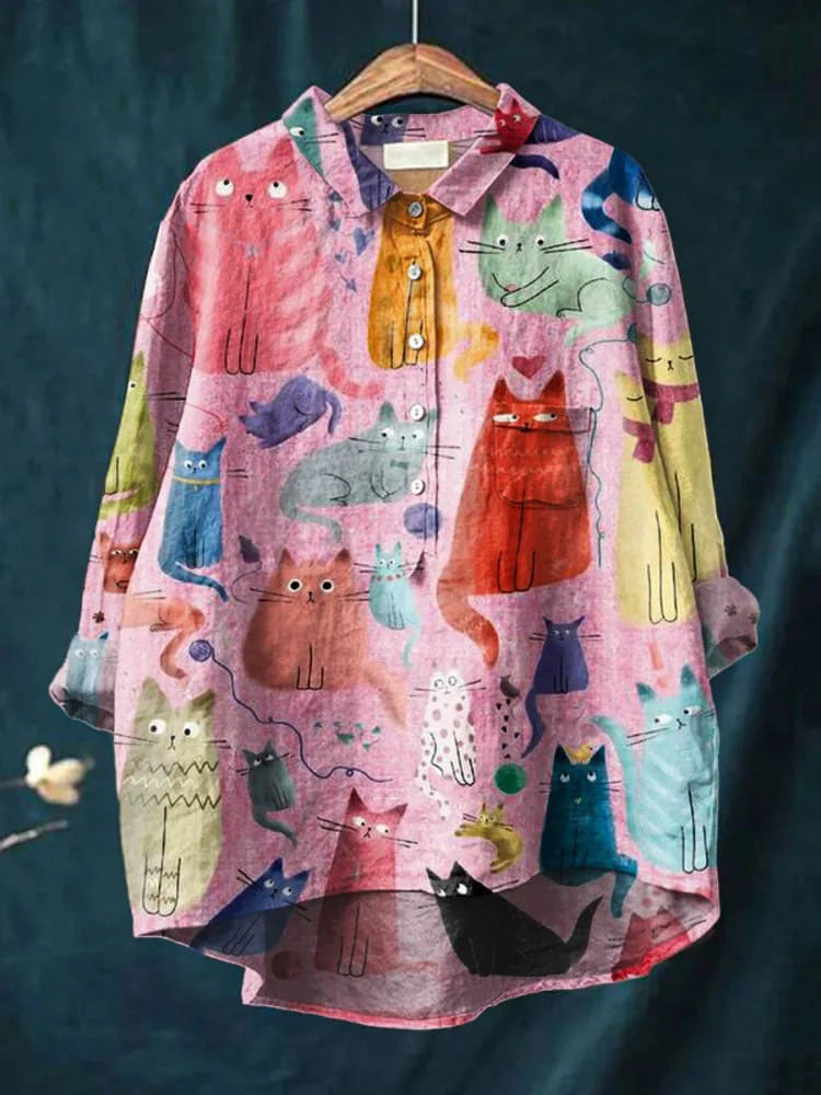 AMARI™ - Cat Art Shirt