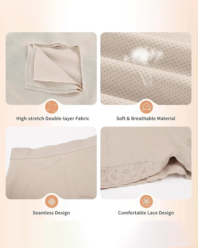 High Waist Women Hip Enhancer Shapewear Tummy Control Lace Body Shaper