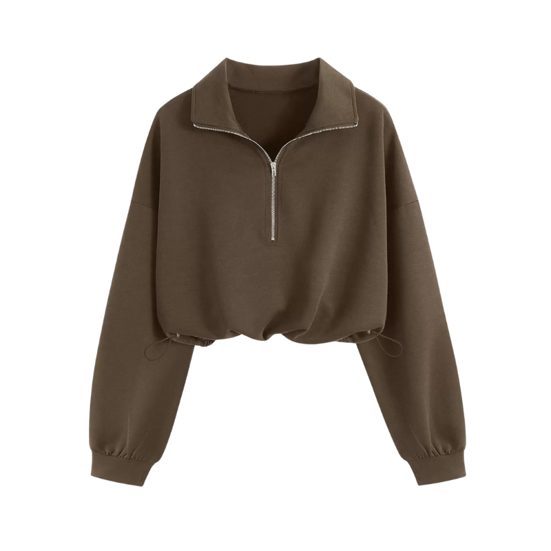 HARRIET™ – Casual Half Zip Pullover