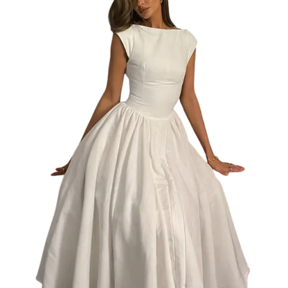 VIOLET™ – Elegant Summer Bodycon White Long Dress