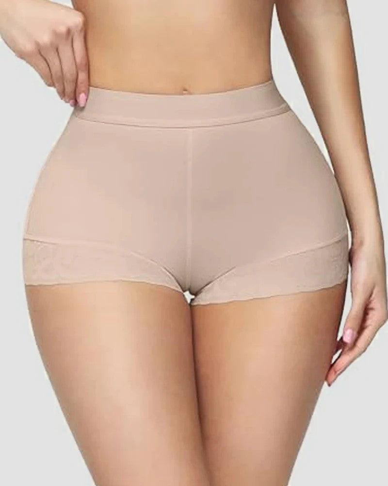 High Waist Women Hip Enhancer Shapewear Tummy Control Lace Body Shaper