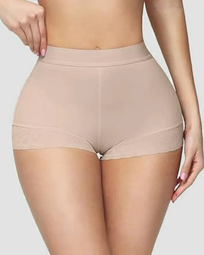 High Waist Women Hip Enhancer Shapewear Tummy Control Lace Body Shaper