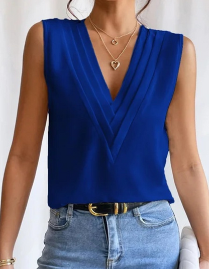 JADE™ - Lightweight Sleeveless V-Neck Top