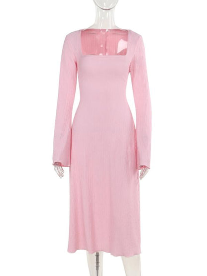 ERINT - Sophisticated Lace-Up Tie Back Flounce