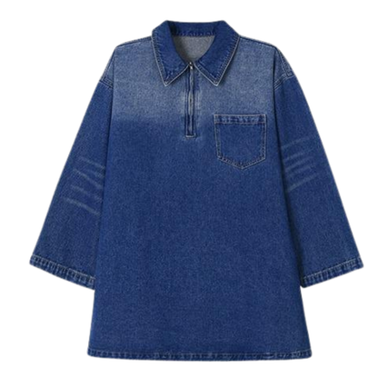 MARIAT - Loose Fit Denim Dress