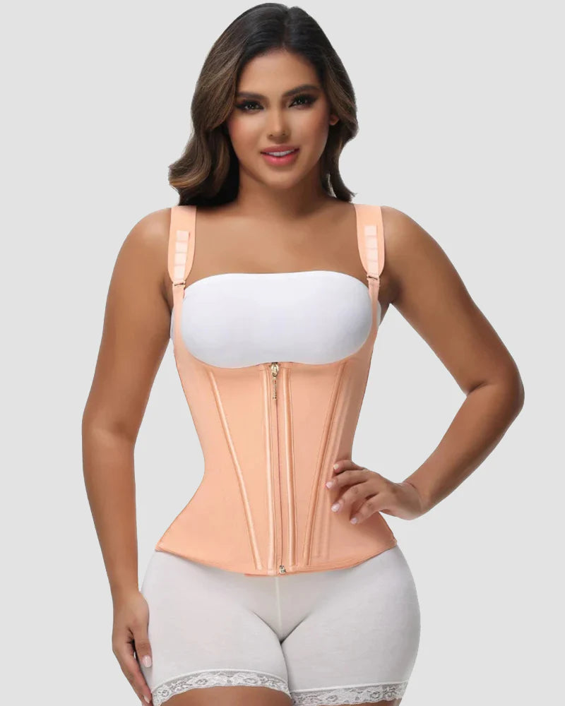 Shapshe® Open Bust Steel Bones Tummy Control Waist Trainer Vest