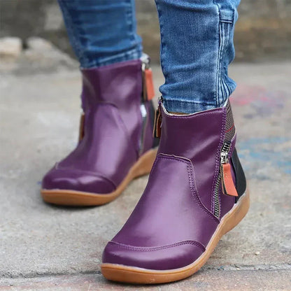 Moira™ Premium Zipper Orthopedic Waterproof Boots
