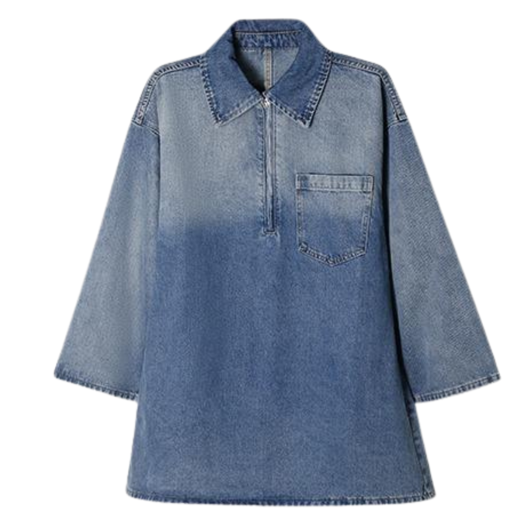 MARIAT - Loose Fit Denim Dress