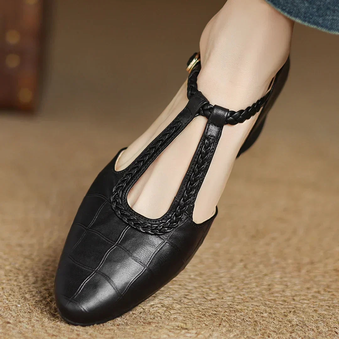 Eliana™ Elegant Leather Sandal