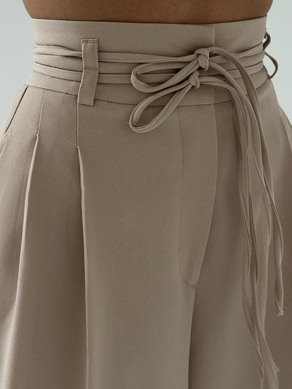 Josephine - High-Waisted Trousers with Wide Legs