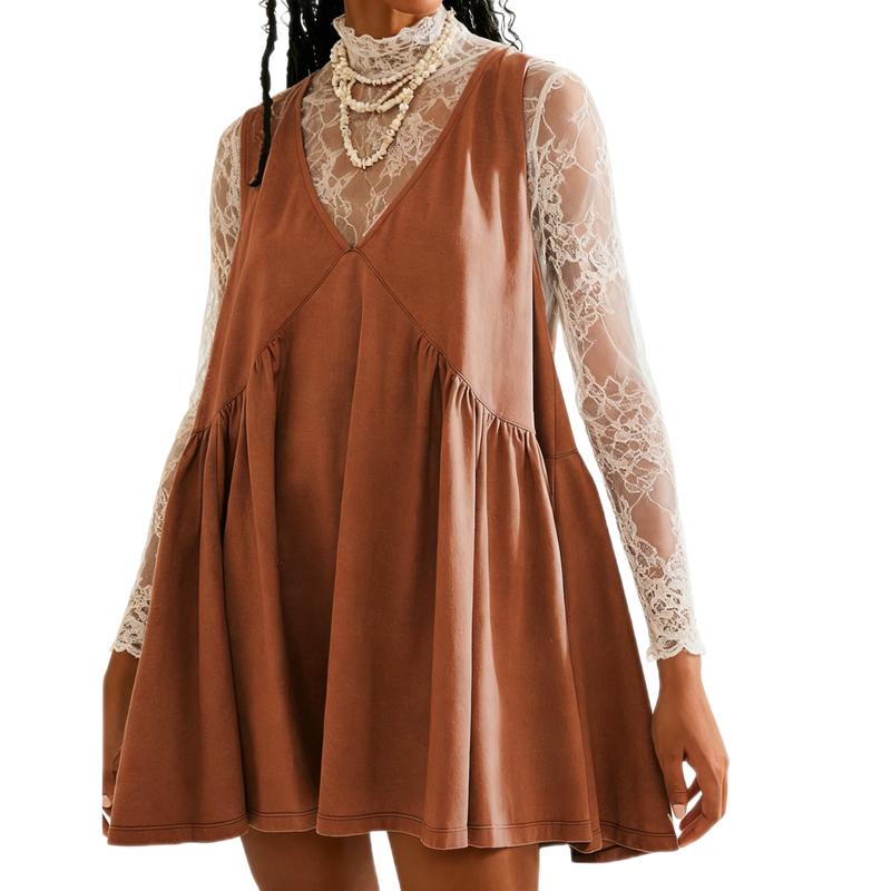 DANNAT - Women's V-Neck Tank Dress