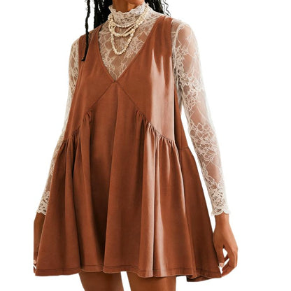DANNAT - Women's V-Neck Tank Dress