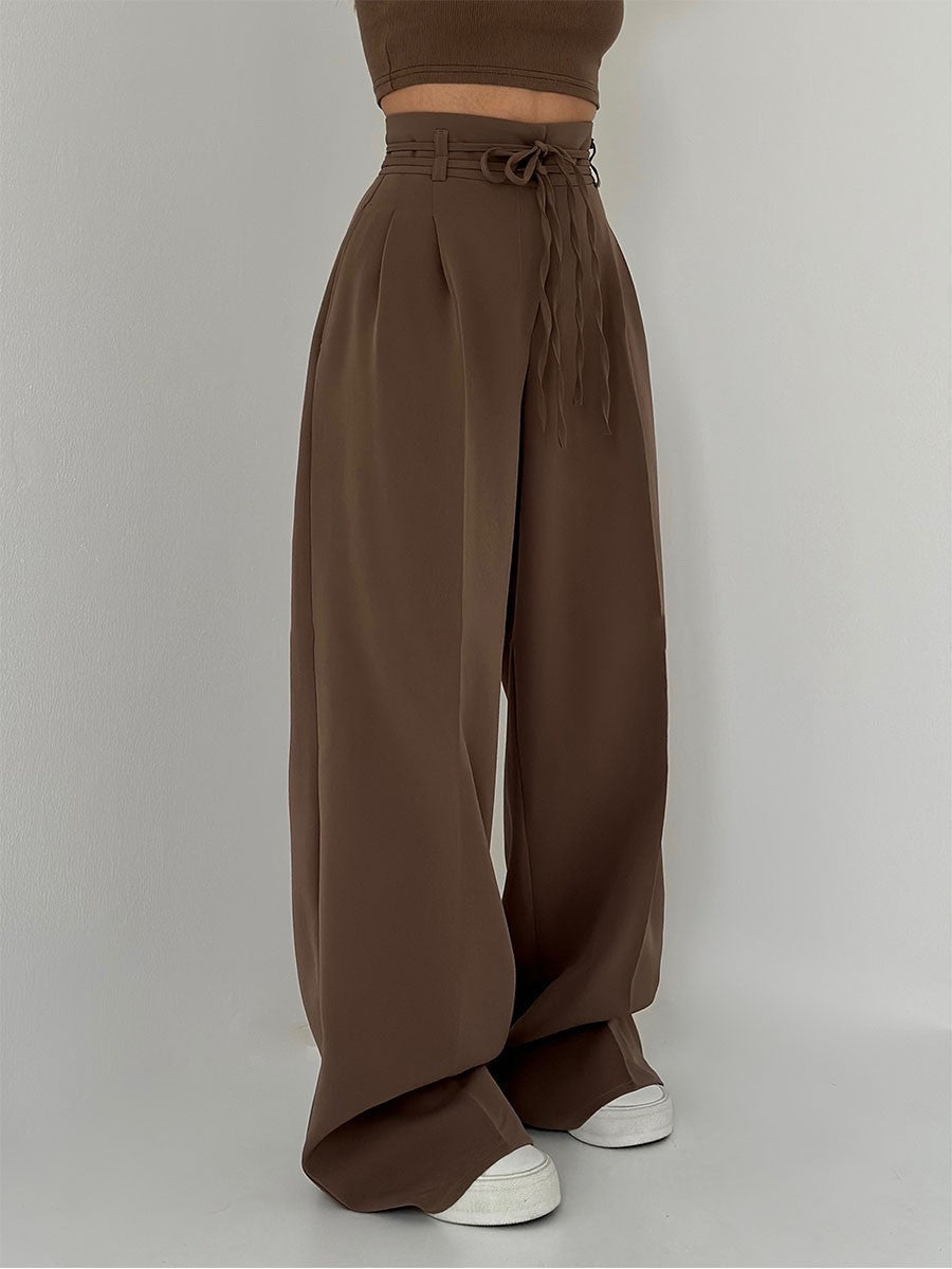 Josephine - High-Waisted Trousers with Wide Legs