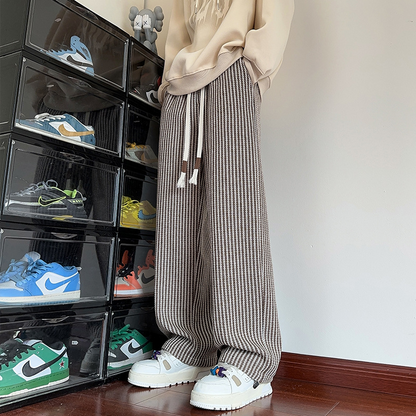 Xavi – Modern Herringbone Relaxed Sweatpants
