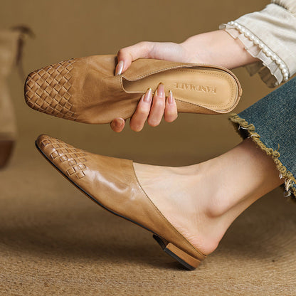 Mila™ Genuine Leather Mules