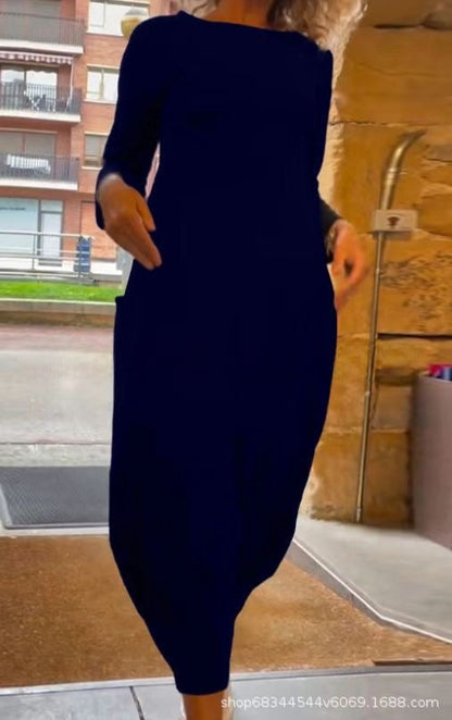 CORA™ - Casual Chic Midi Dress