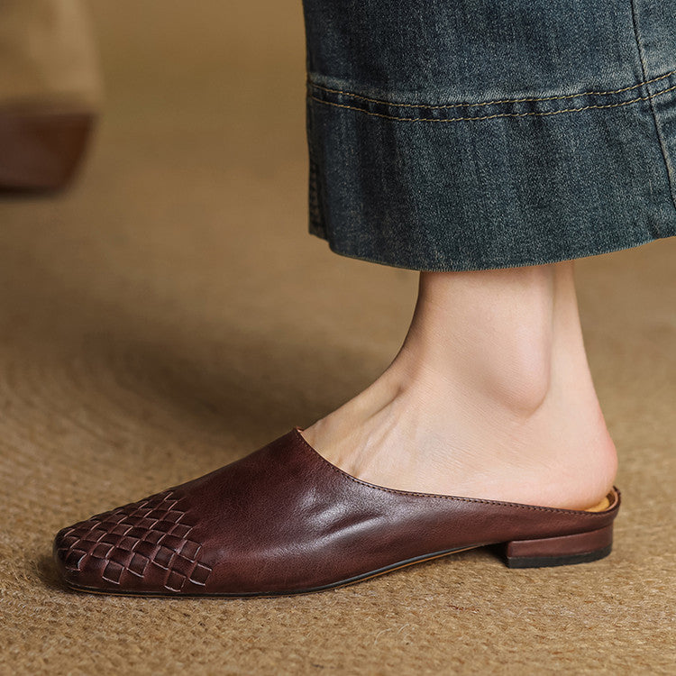 Mila™ Genuine Leather Mules