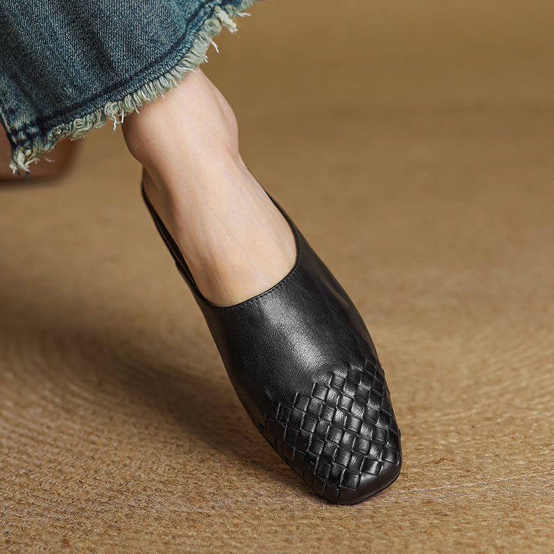 Mila™ Genuine Leather Mules