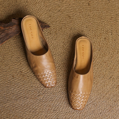Mila™ Genuine Leather Mules
