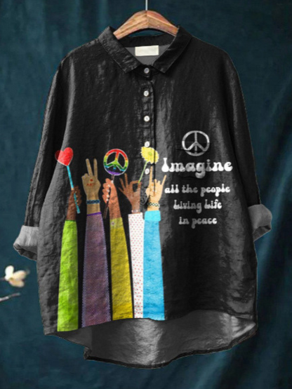 CLAUDINE™ - Serene Art Shirt