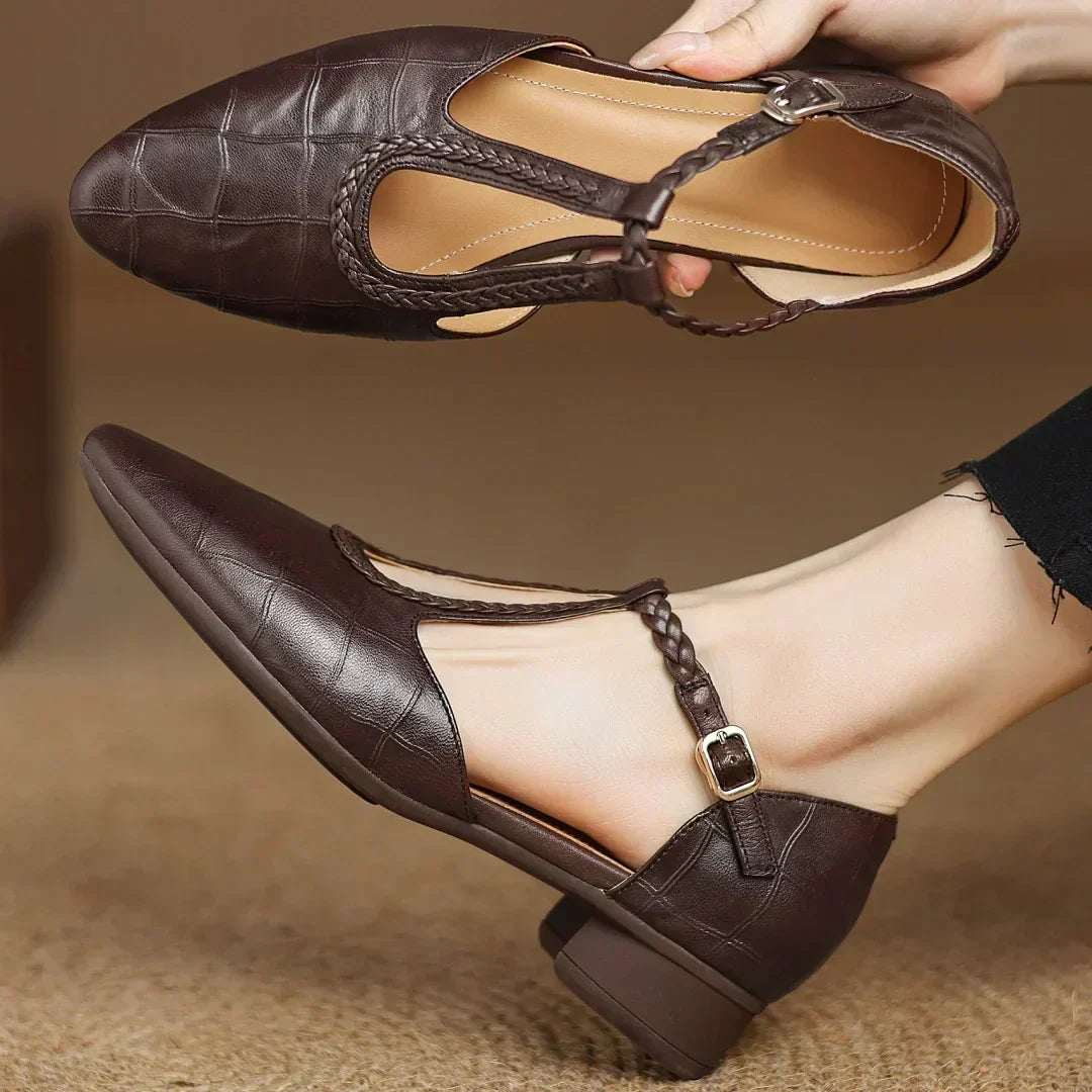 Eliana™ Elegant Leather Sandal