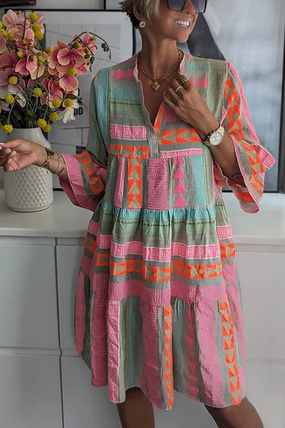 THALIE™ - Vibrant Boho Dress