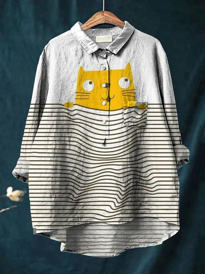 AMARI™ - Cat Art Shirt