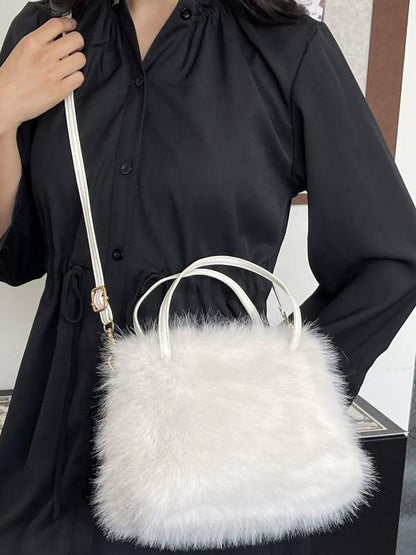 LIZZIET - Imitation Fur Small Handbag