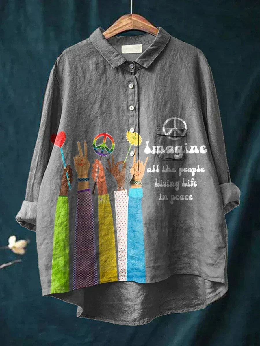 CLAUDINE™ - Serene Art Shirt