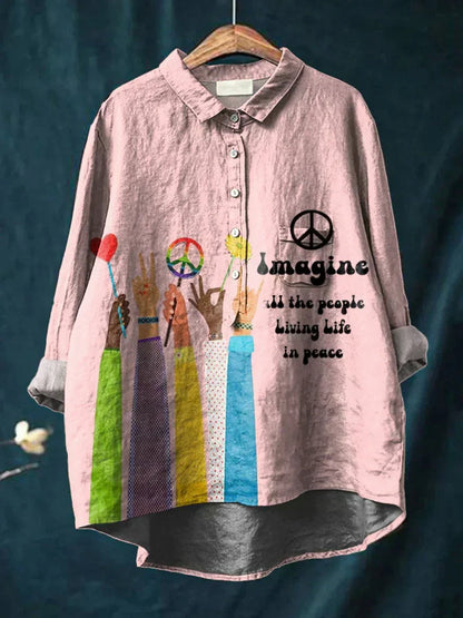 CLAUDINE™ - Serene Art Shirt