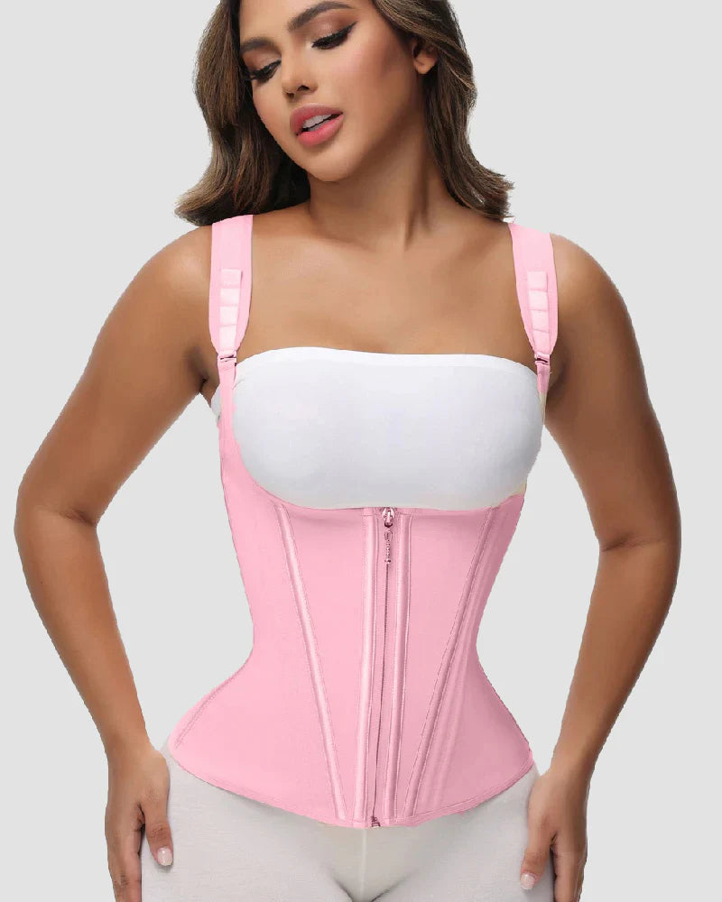 Shapshe® Open Bust Steel Bones Tummy Control Waist Trainer Vest