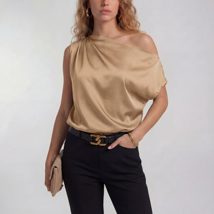 CAMILLA™ – Chic Casual One Shoulder Blouse
