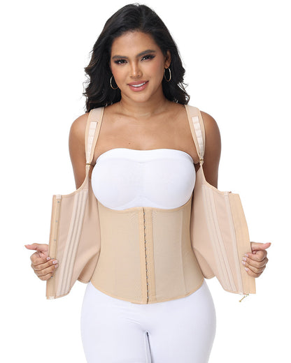 Shapshe® Open Bust Steel Bones Tummy Control Waist Trainer Vest